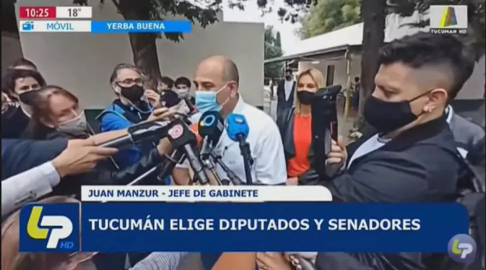 Video | Así votó el jefe de Gabinete Juan Manzur: "El peronismo siempre fue de convocar y sumar"