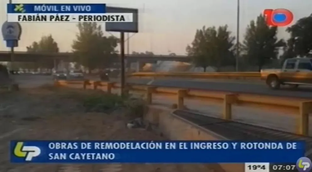 Video | Avanza la jerarquización del acceso a la ciudad por la rotonda de San Cayetano