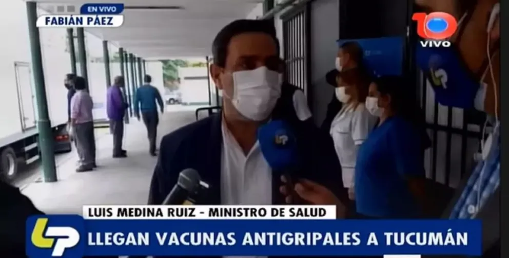 Medina Ruiz y las vacunas antigripal