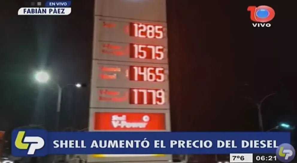 La petrolera Shell aumentó el precio del gasoil un 20% 3