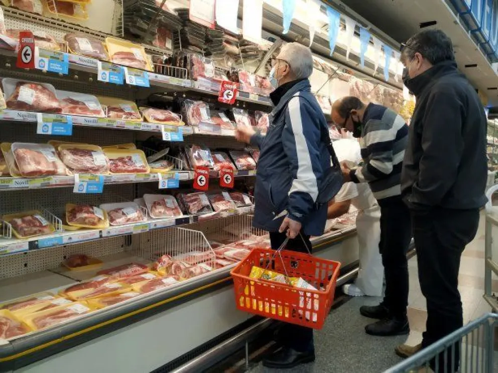 carne-inflacion-inflacion-supermercado-gondolas-ipc-precios-canasta-basica