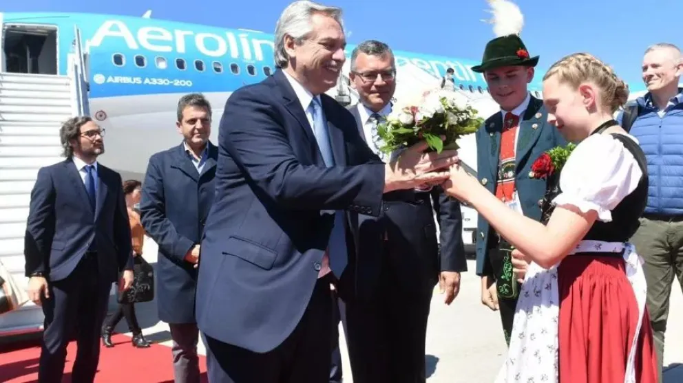 El Presidente arribó a Munich donde participará de la reunión del G7.