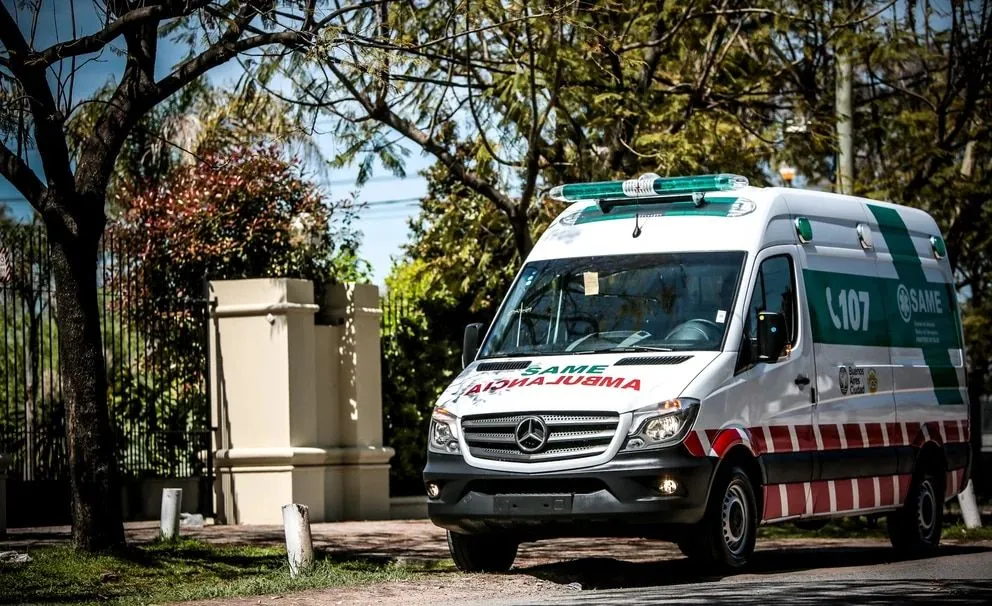 Una ambulancia del SAME protagonizó un choque fatal en Palermo
