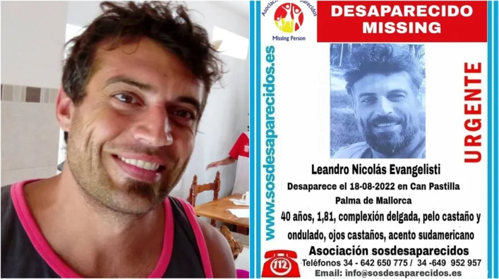 Futbolista argentino desaparecido