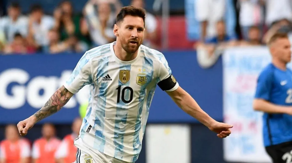 Lionel Messi, ilusionado con la actuaciión de Argentina en e Mundial de Qatar. 
