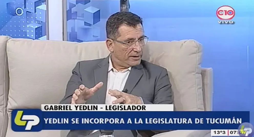 Gabriel Yedlin vuelve a ocupar una banca en la Legislatura.
