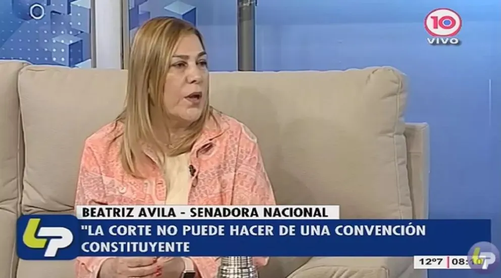 La senador Beatriz Ávila cuestionó la idea de Manzur se querer ser candidato a vicegobernador.