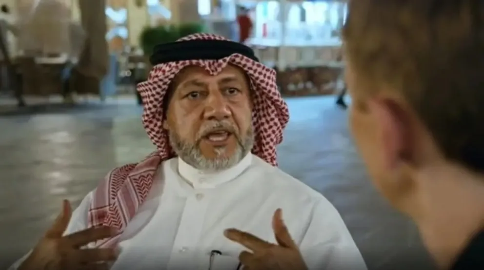 El embajador de la Copa del Mundo de Qatar y exfutbolista, Khalid Salman