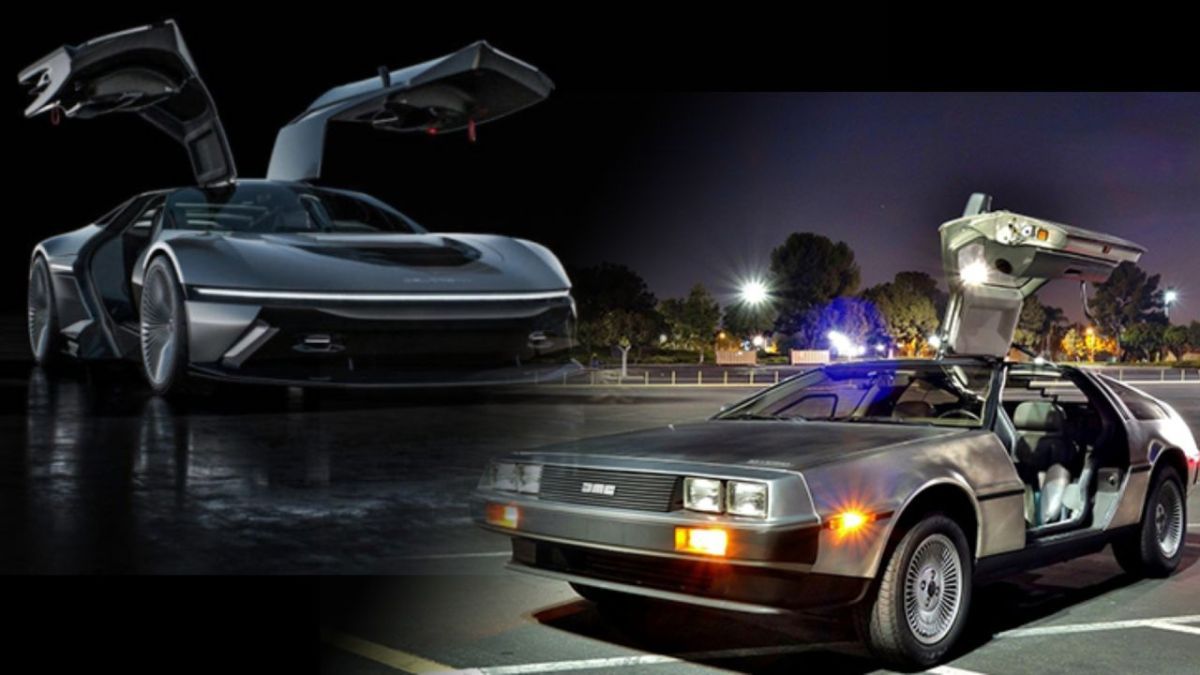 Vuelve el DeLorean de 'Regreso al futuro', pero con nuevo diseño y eléctrico