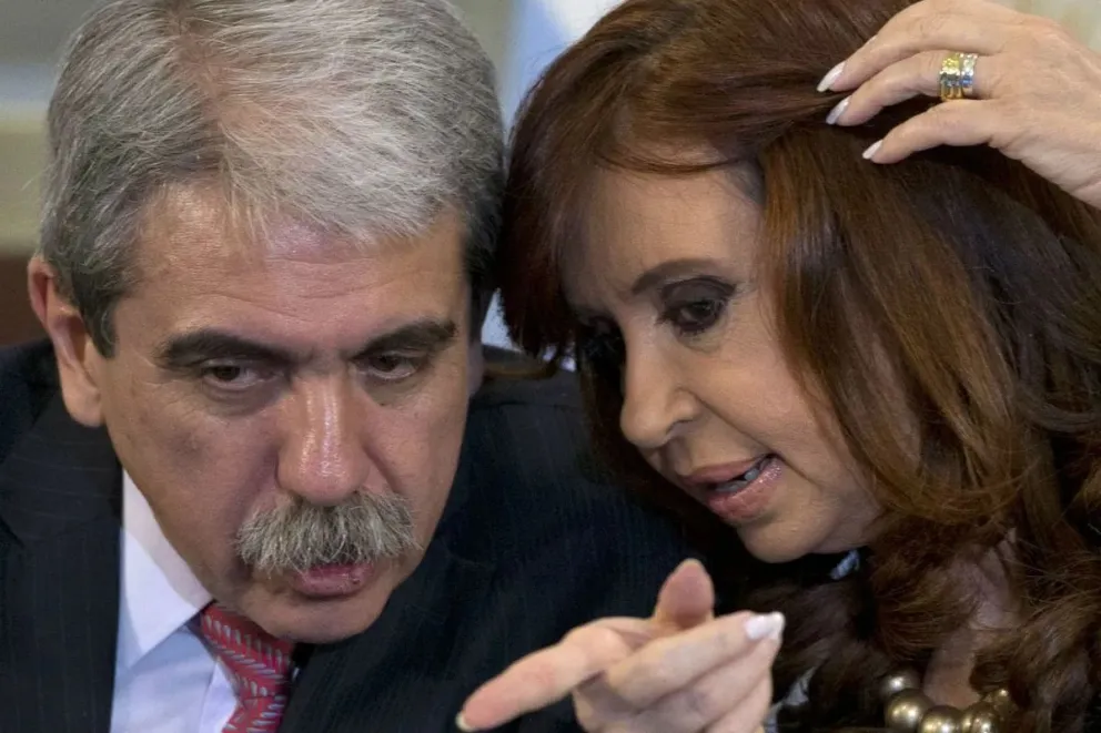Cristina Kirchner y Aníbal Fernández