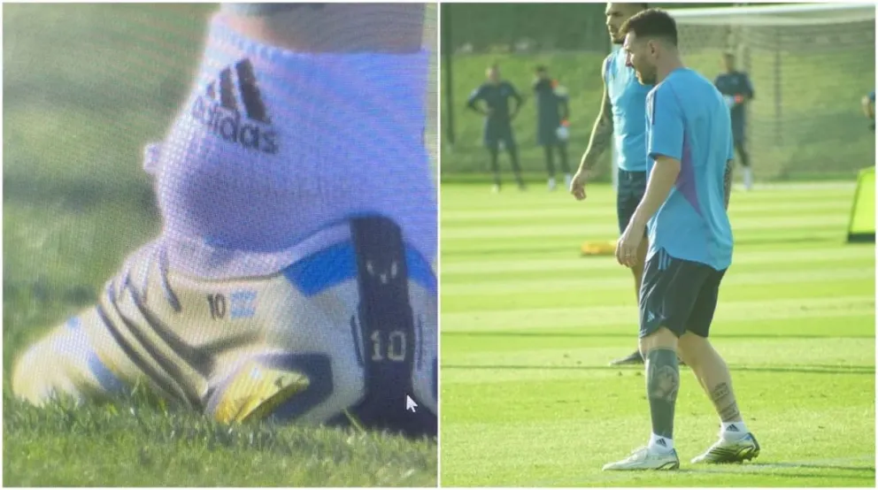 Una foto del tobillo de Lionel Messi generó preocupación: cómo está el capitán argentino.