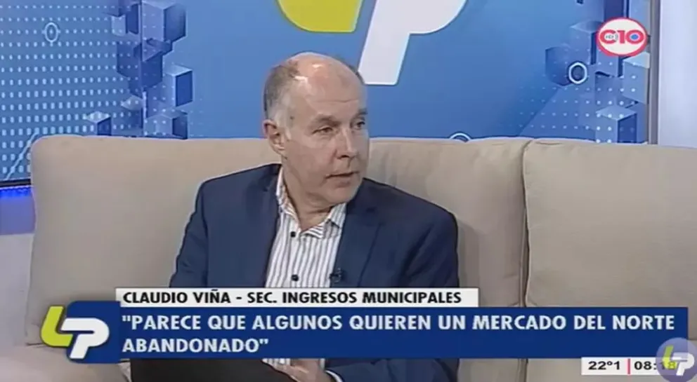 Claudio Viña aseguró que el Intendente está facultado para licitar la obra del Mercado del Norte.