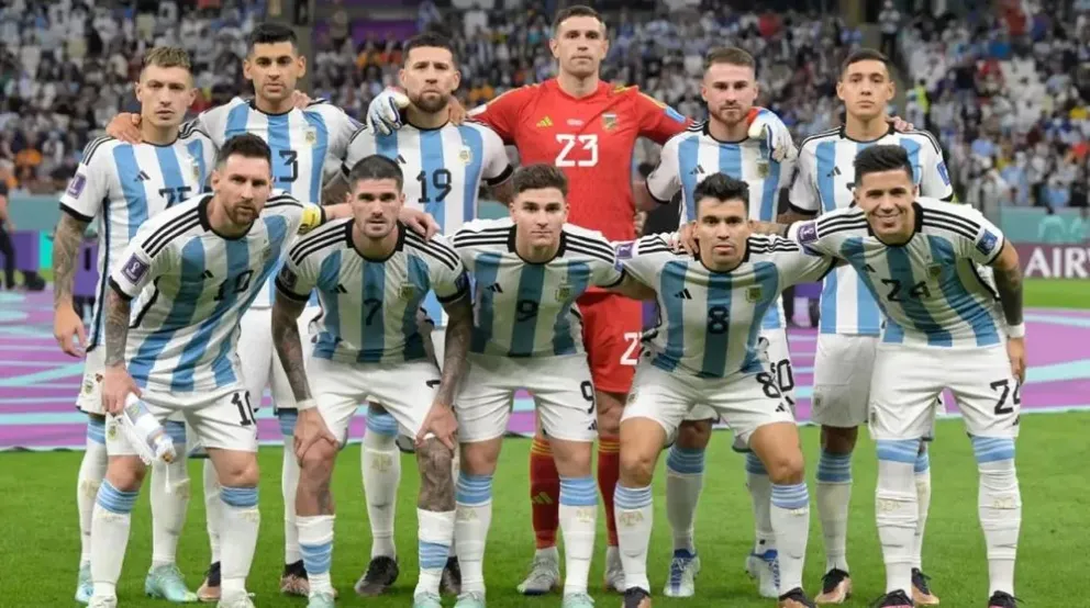 La formación de Argentina para enfrentar a Francia en la Final del Mundial