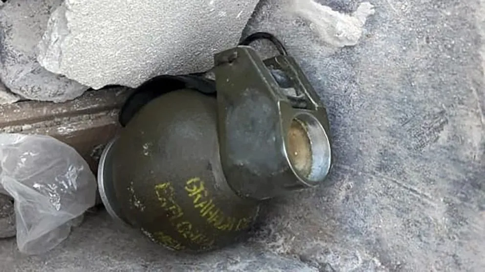 Las granadas de fabricación militar son una figura ocasional en el hampa (imagen ilustrativa)