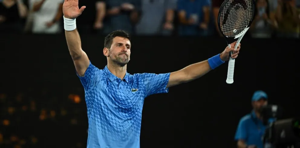 Novak Djokovic derrotó a Alex de Minaur, de Australia, en apenas 2 horas y 6 minutos