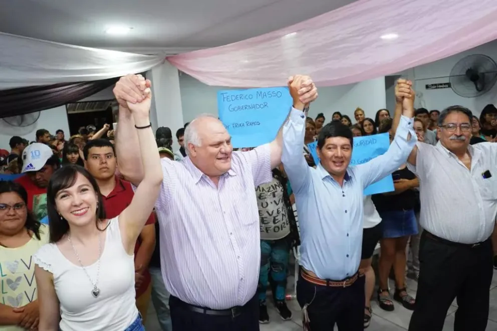 Federico Masso y sus compañeros políticos en vista a las elecciones provinciales.