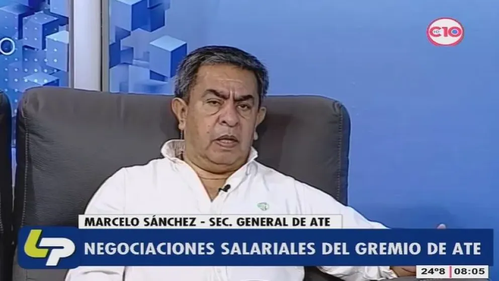 Marcelo Sánchez, secretario general de ATE.