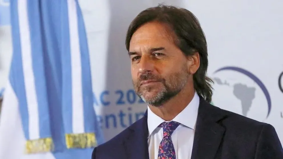 El presidente de Uruguay, Luis Lacalle Pou