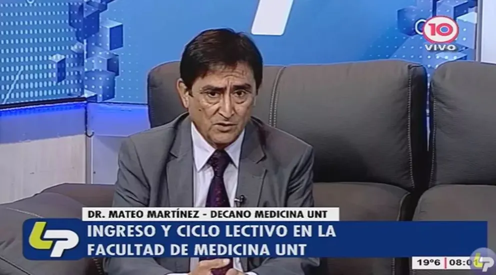 Mateo Martín, decano de la Facultad de Medicina de la UNT.3
