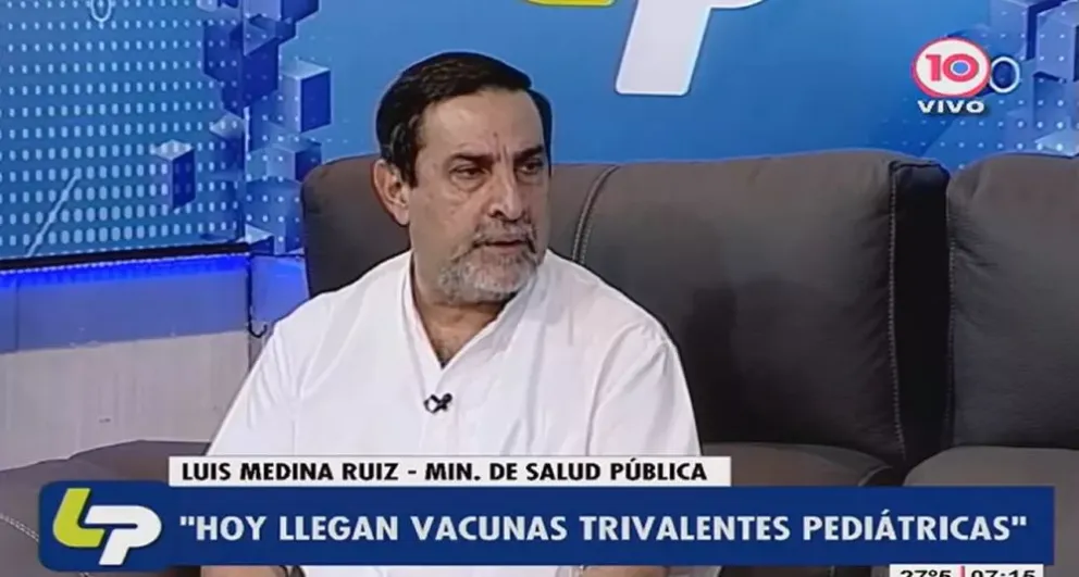 Luis Medina Ruiz, llegan más vacunas para proteger a los pacientes pediátricos