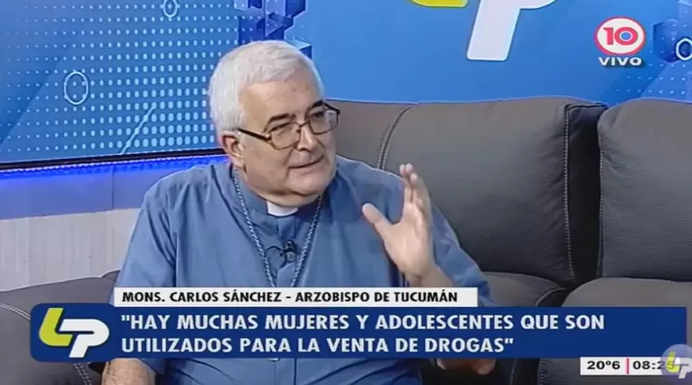 El Arzobispo señaló que se debe combatir con firmeza el narcotráfico en Tucumán.1