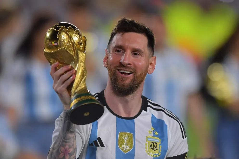Lionel Messi, Argentina feliz. Los campeones del mundo celebraron con la gente. 
