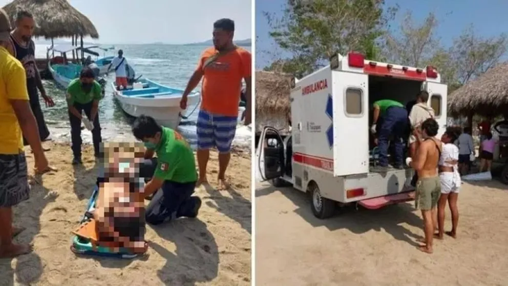 brutal ataque a machetazos que sufrieron tres argentinos en una playa mexicana