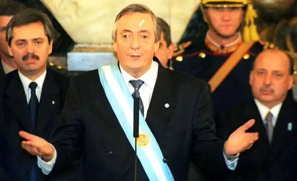 Néstor Kirchner, el 25 de mayo de 2003