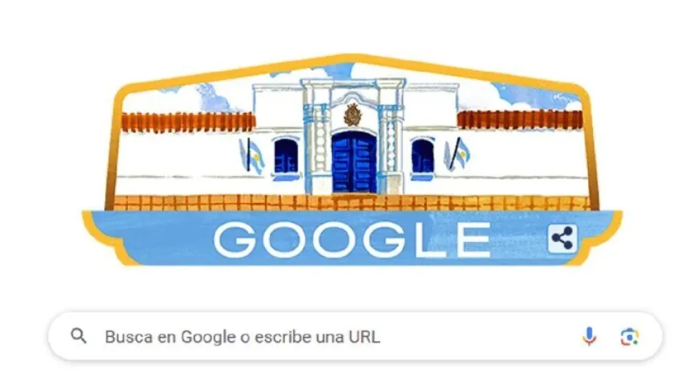 Google celebra el 9 de Julio con un doodle conmemorativo