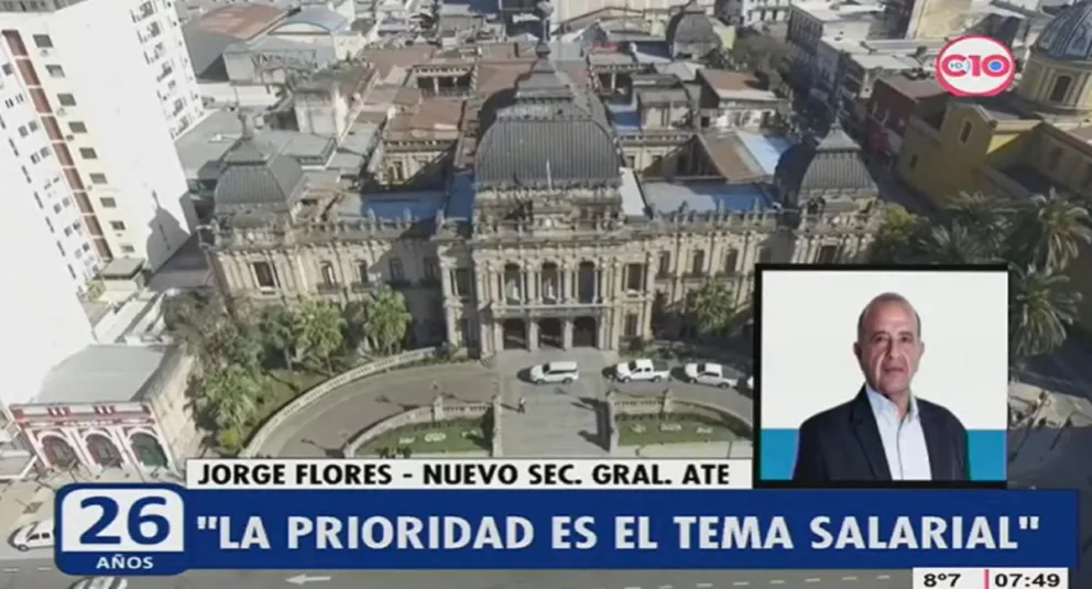 Jorge Flores se impuso en las elecciones de ATE Tucumán