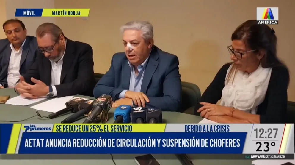 En Tucumán reducen en un 25% el servicio de colectivos con suspensión de personal