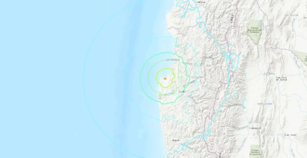 Fuerte sismo de 6.6 sacudió a Chile y se sintió en San Juan y Mendoza