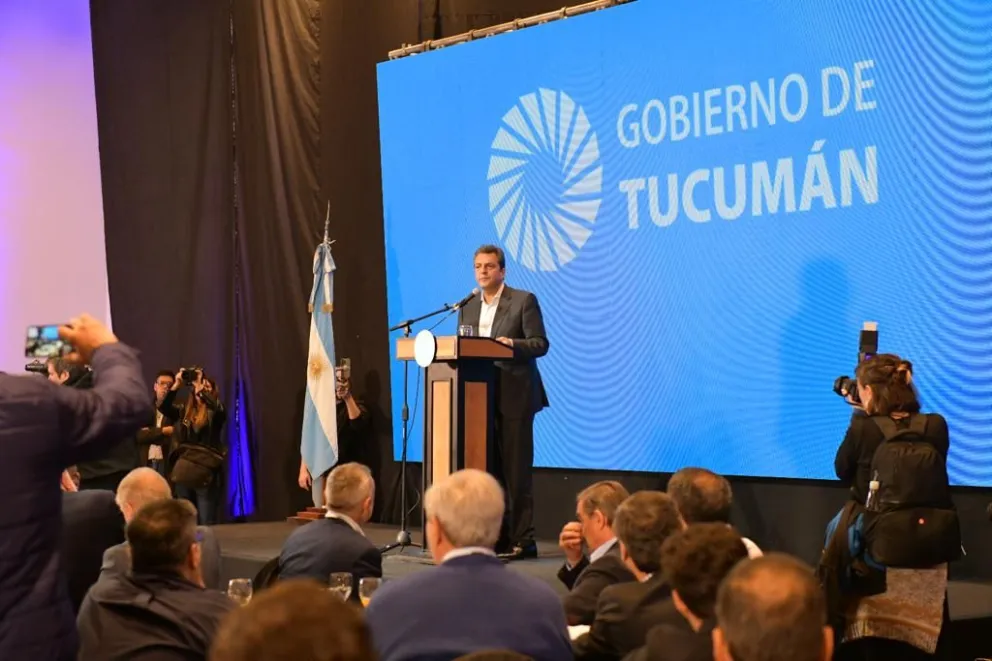 Massa en Tucumán: reunión con 400 empresarios del norte argentino