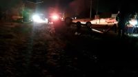 Tafí del Valle: un auto chocó contra un poste y volcó