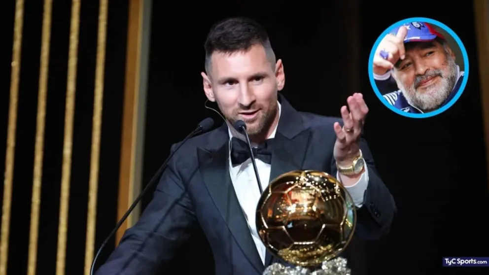 Messi Balón de Oro: "Feliz cumpleaños Diego, esto también es para vos"