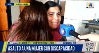 Entraron a robar a la casa de una mujer con discapacidad