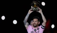 Lionel Messi mostró su octavo Balón de Oro en Inter Miami 