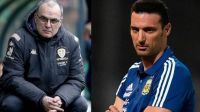 Scaloni mostró admiración y respeto por Bielsa