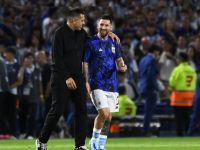 El emotivo encuentro entre Lionel Messi y Juan Román Riquelme en La Bombonera