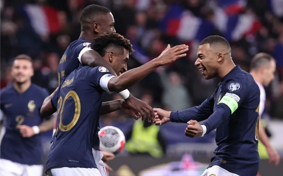 Histórica goleada de Francia: 14 a 0 a Gibraltar con hat-trick de Mbappé