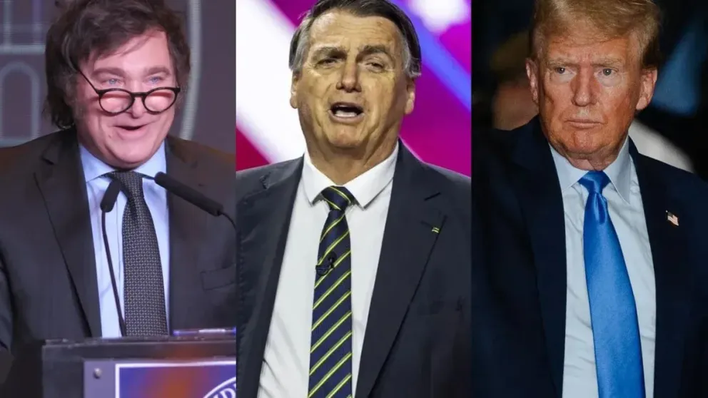 Donald Trump, Jair Bolsonaro y el líder de Vox felicitaron a Javier Milei