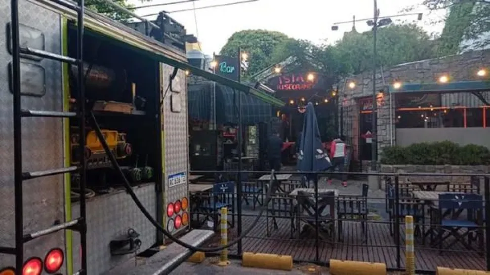 Se incendió un famoso restaurante de Mar del Plata: no hay heridos