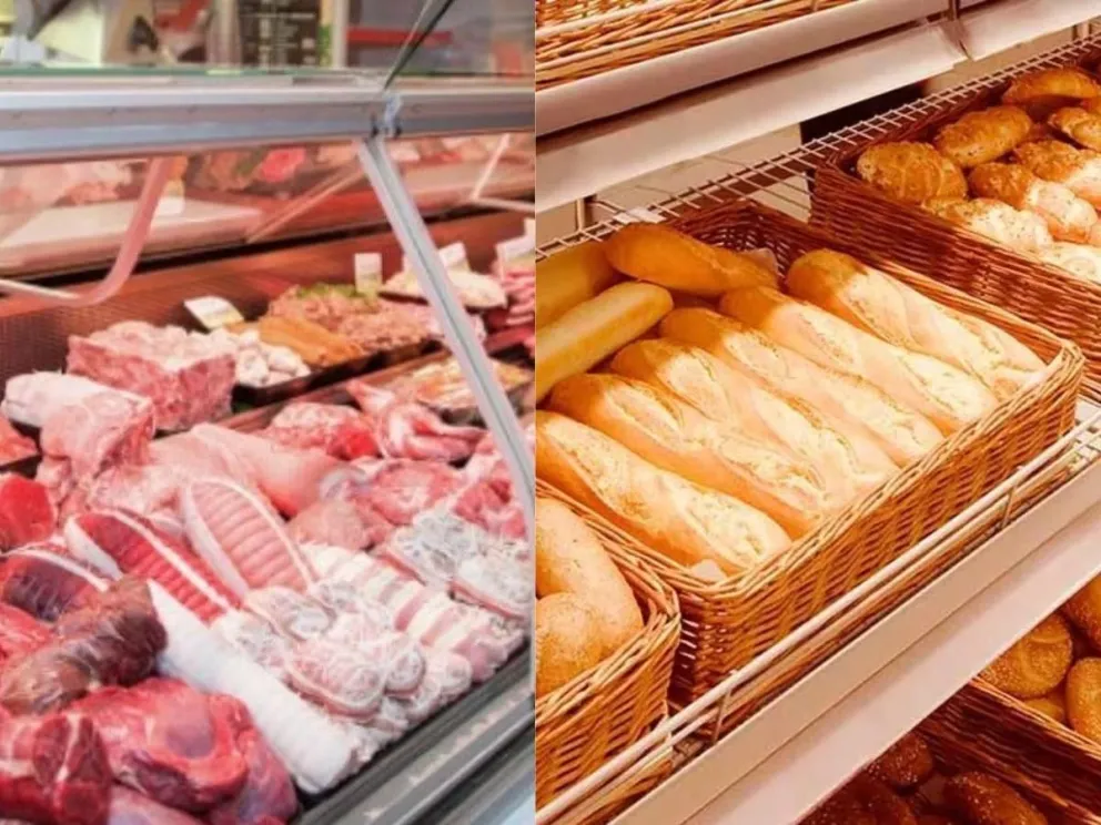 Los precios de la carne y el pan subieron este lunes hasta un 12%