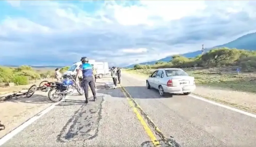 Motociclista tucumano atropelló a peregrinos que iban rumbo a Catamarca