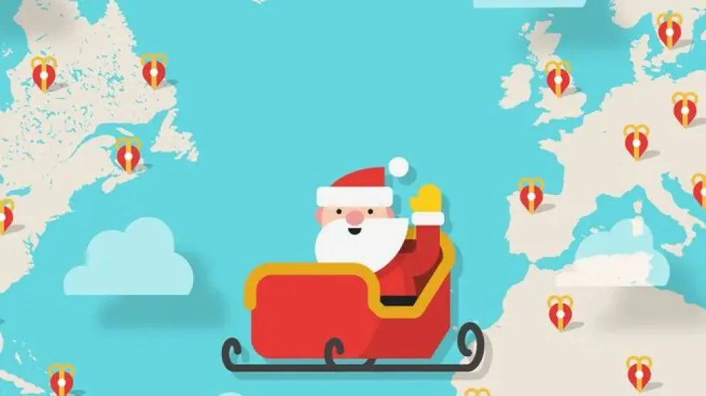 Navidad: ¿Cómo seguir el recorrido del trineo de Papá Noel?