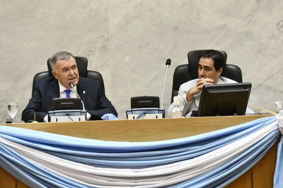 En 2022, Osvaldo Jaldo pronunció un discurso de gestión ante la Cámara; en reemplazo de Manzur