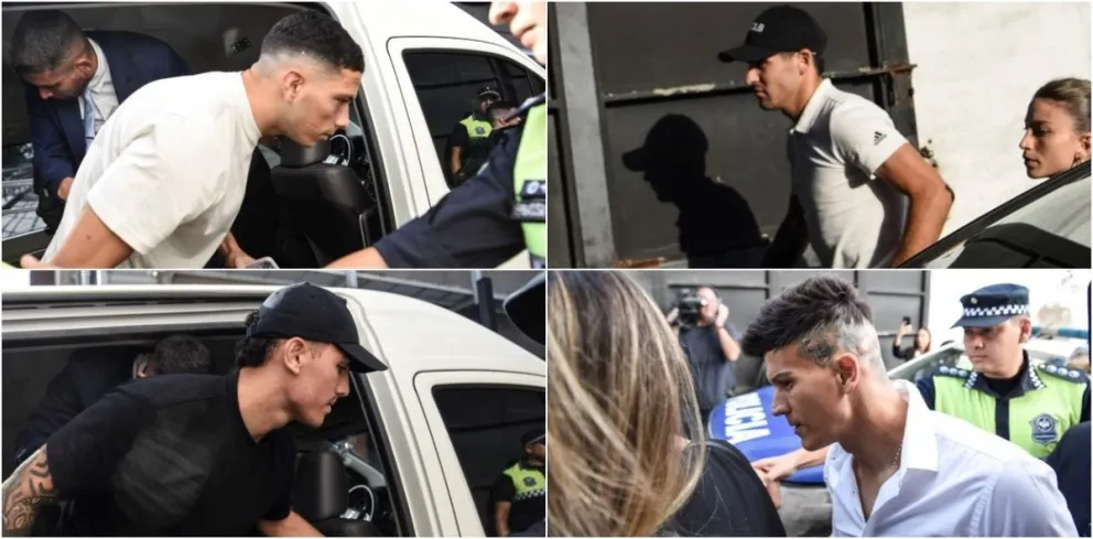 Osorio, Cufré, Florentín y Sosa, los cuatro jugadores acusados de abuso sexual