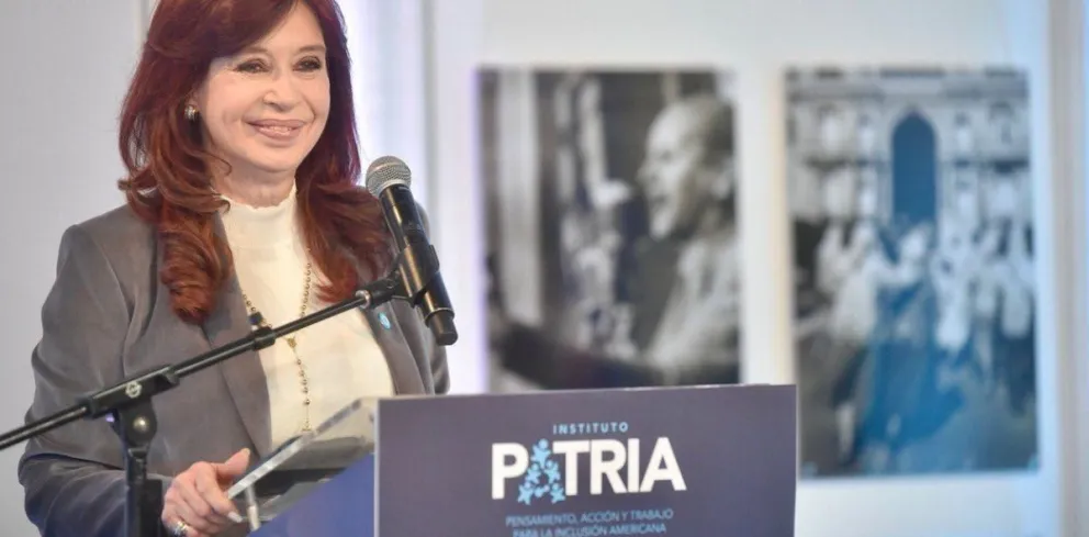 Cristina Kirchner encabezó un acto en el Instituto Patria y volvió a cargar contra Milei