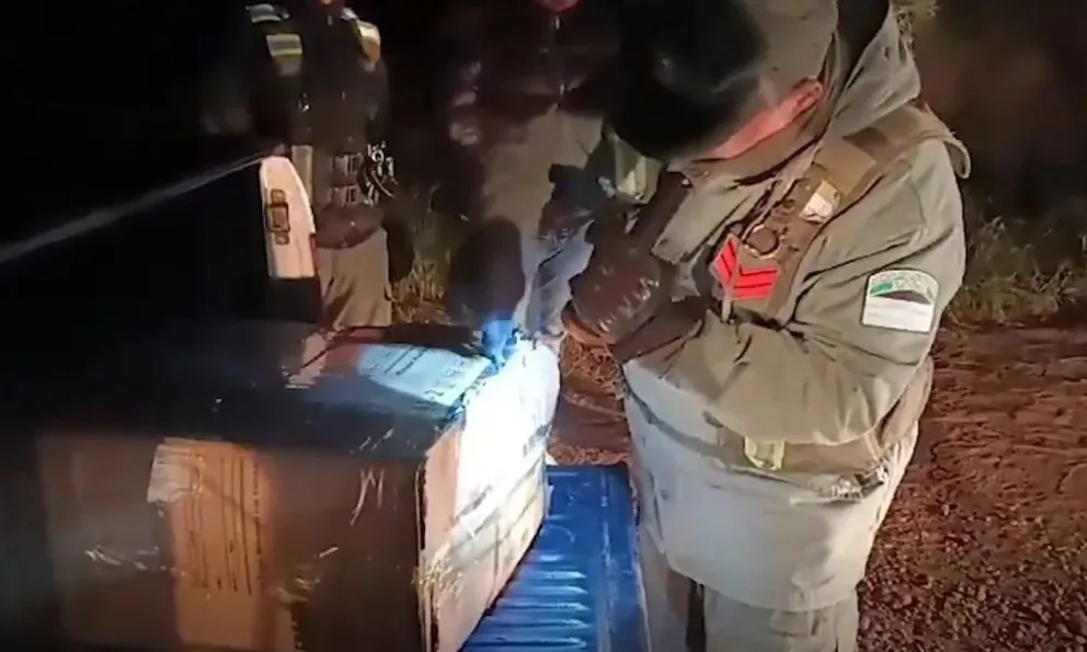 Detuvieron a un gendarme con más de 300 kilos de cocaína en Salta