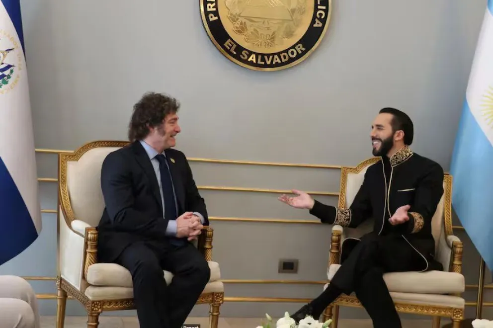 Javier Milei Se Reunió Con Nayib Bukele En El Salvador | LosPrimerosTv